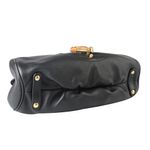 Bolsa-Salvatore-Ferragamo-Cadeado-Couro-Preto