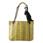 Bolsa-Lanvin-Python-Couro-Amarelo