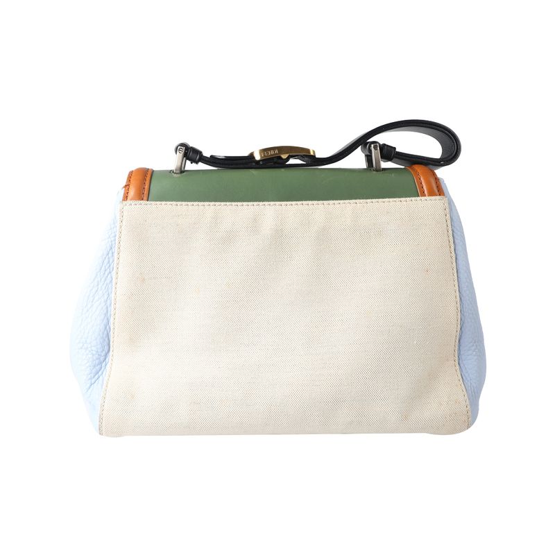 Bolsa-Fendi-Carteiro-Canvas-Couro-Verde