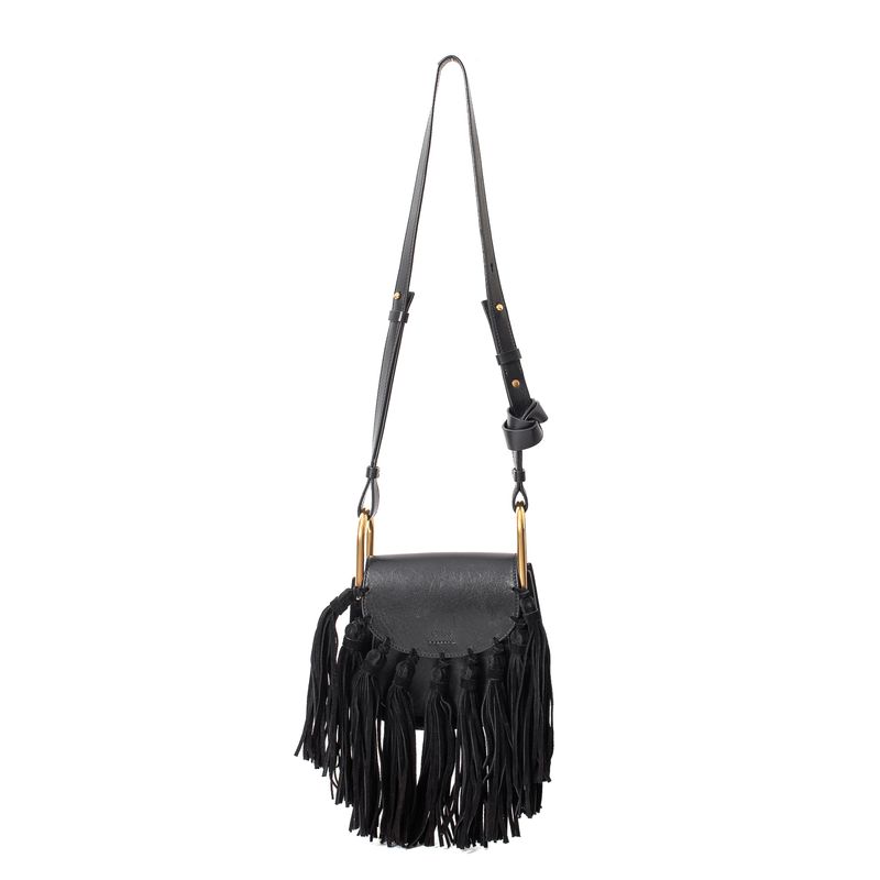 Bolsa-Chloe-Couro-Preto-e-Franja-Camurca
