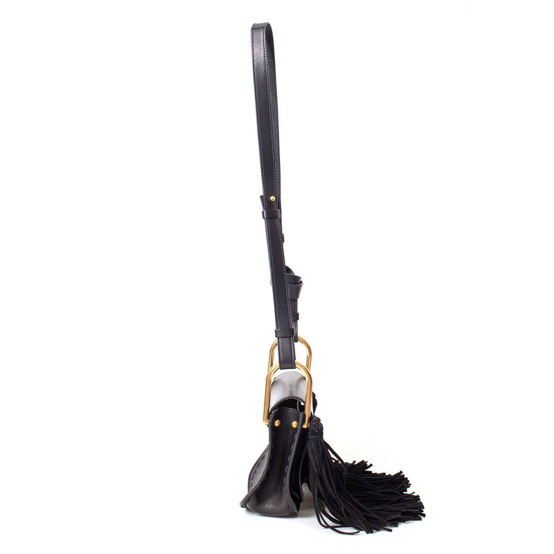 Bolsa-Chloe-Couro-Preto-e-Franja-Camurca