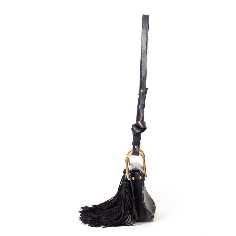 Bolsa-Chloe-Couro-Preto-e-Franja-Camurca