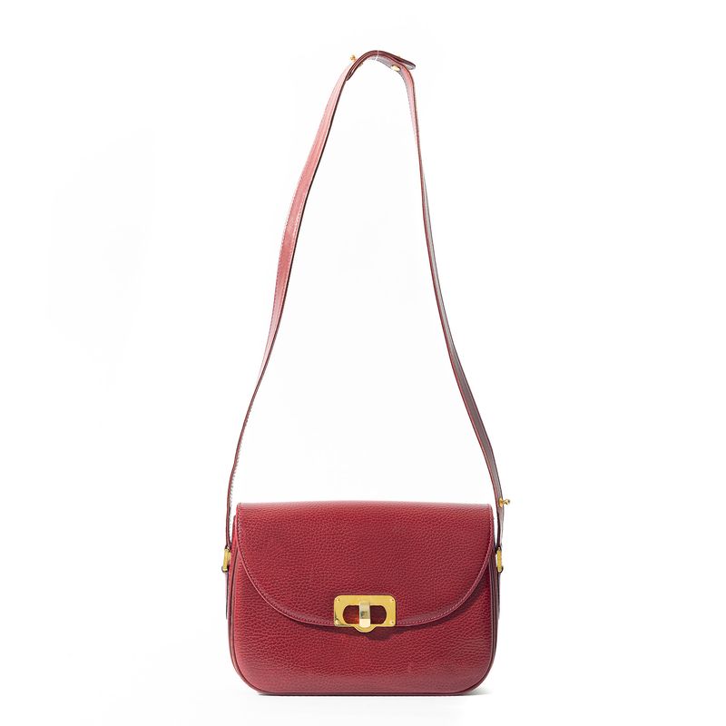 63002-Bolsa-Bally-Couro-Vinho