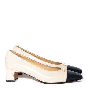 Sapato Salvatore Ferragamo Couro Bicolor