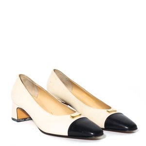 Sapato Salvatore Ferragamo Couro Bicolor