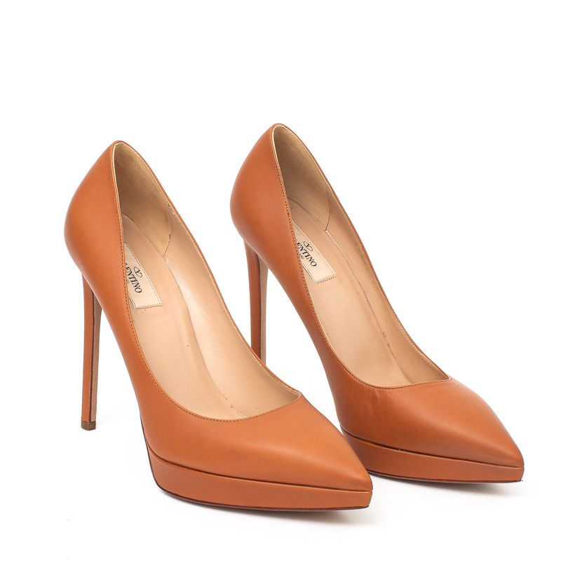 Scarpin-Valentino-Caramelo