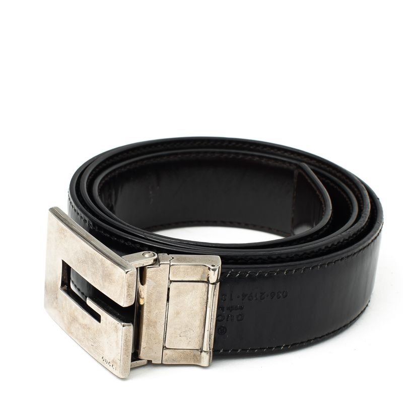 Cinto-Gucci-Couro-Preto