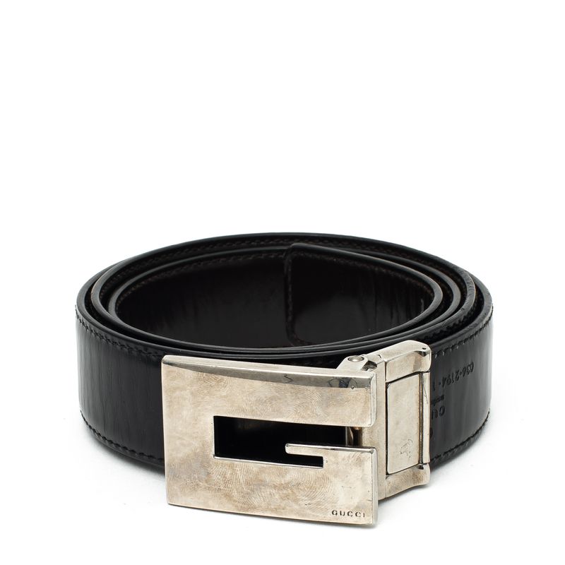 Cinto-Gucci-Couro-Preto