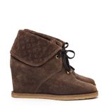 Bota-Louis-Vuitton-Salto-Camurca-Marrom