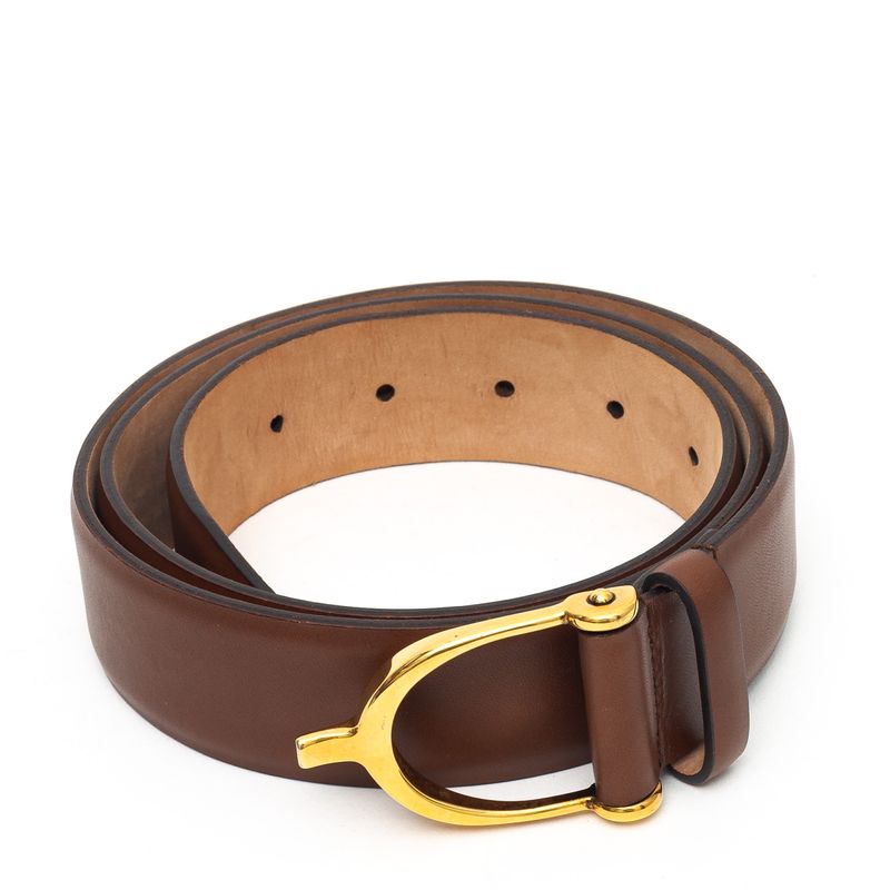 Cinto-Gucci-Couro-Marrom
