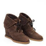 Bota-Louis-Vuitton-Salto-Camurca-Marrom