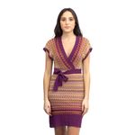 Vestido-Missoni-Decote-V-Vinho