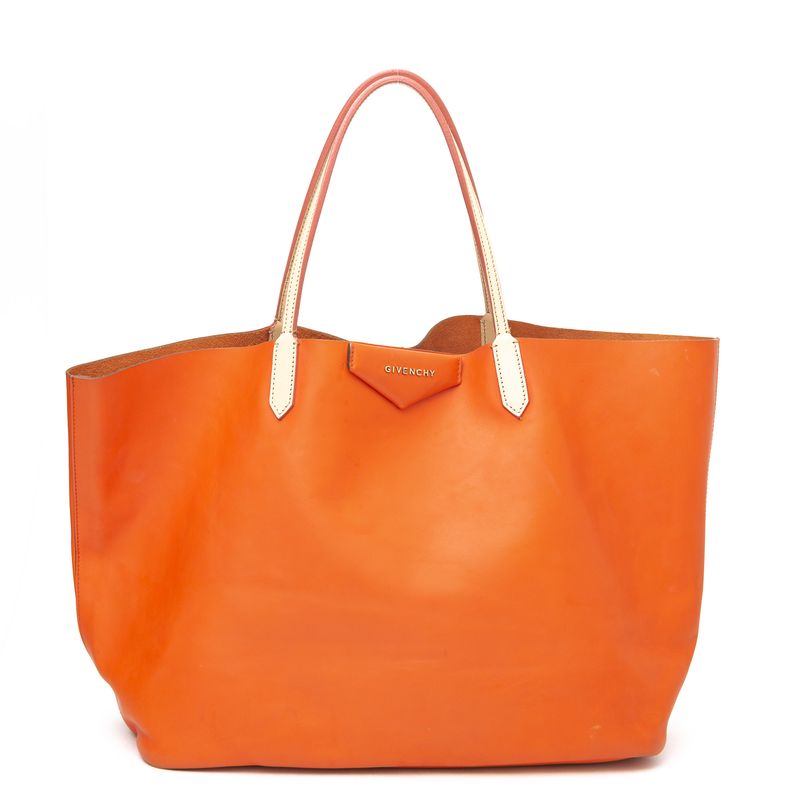 Bolsa-Givenchy-Tote-Couro-Laranja