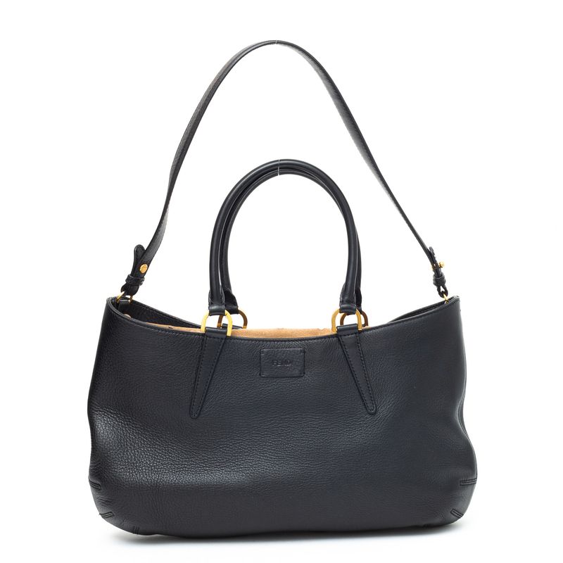 Bolsa-Fendi-B.Fab-Media-Couro-Preto