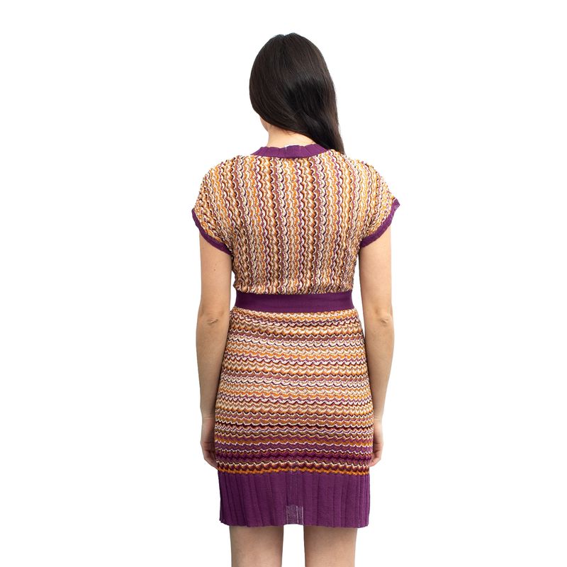 Vestido-Missoni-Decote-V-Vinho