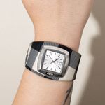 Relogio-Burberry-Tecido-Housecheck-Cinza
