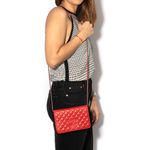 Bolsa-Chanel-Woc-Diamond-Lambskin-Vermelho