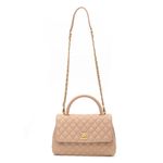 Bolsa-Chanel-Coco-Handle-Caviar-Bege