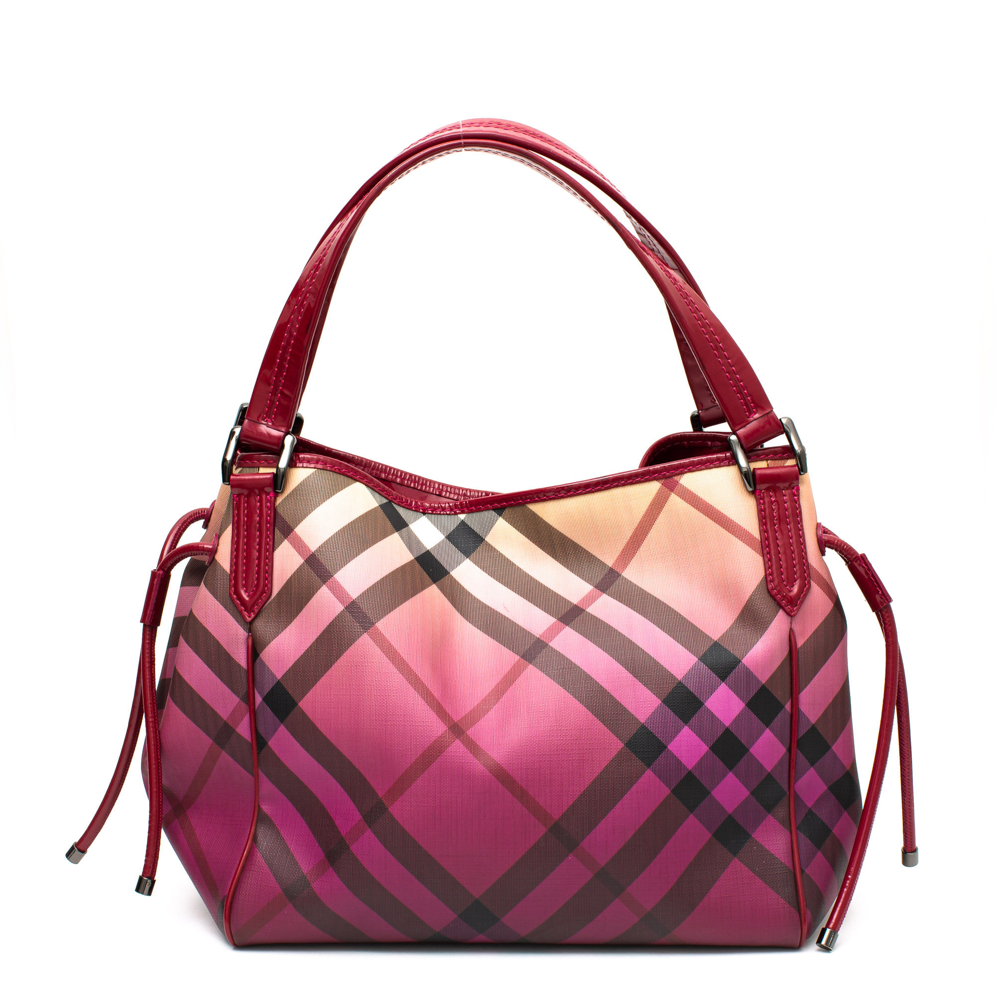 Bolsa Burberry Tote Rosa Brech de luxo Prettynew