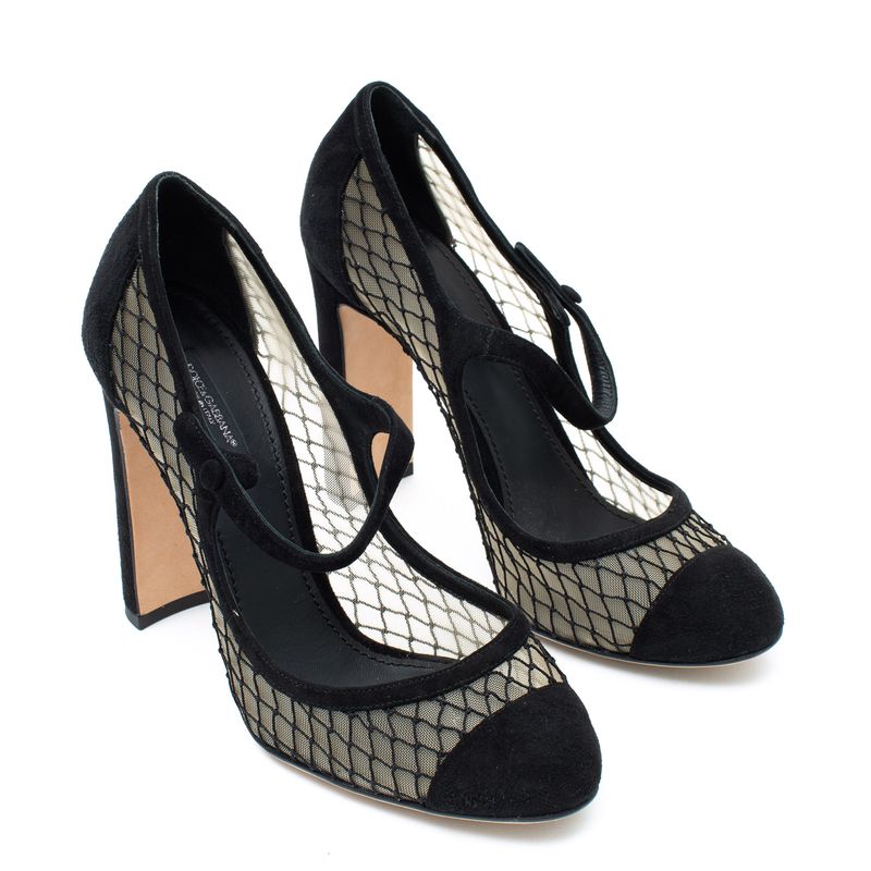 Sapato-Dolce---Gabbana-Telinha-e-Camurca-Preto