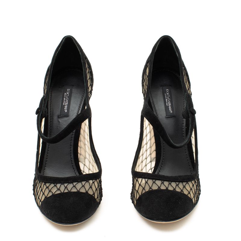 Sapato-Dolce---Gabbana-Telinha-e-Camurca-Preto