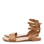 Rasteira-Prada-Couro-Saffiano-Caramelo