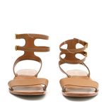 Rasteira-Prada-Couro-Saffiano-Caramelo