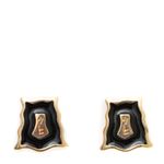Brinco-Vintage-Esmaltado-Preto