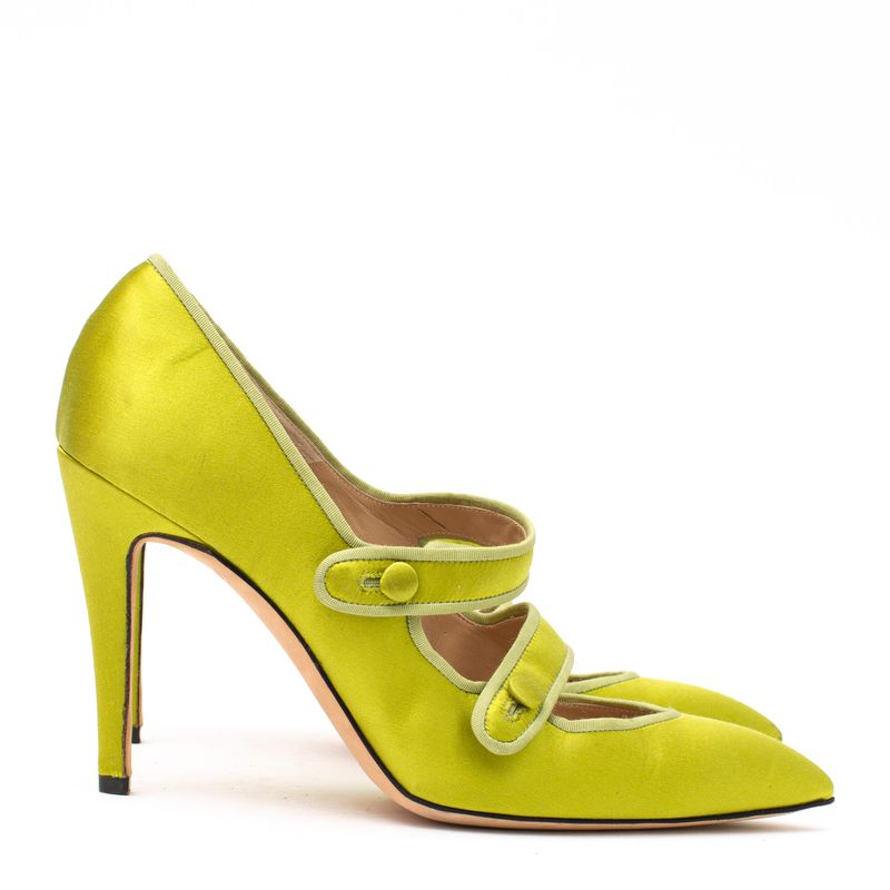 Sapato-Manolo-Blahnik-Cetim-Verde