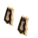 Brinco-Vintage-Esmaltado-Preto