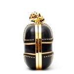 Clutch-Alexander-McQueen-Couro-Preto