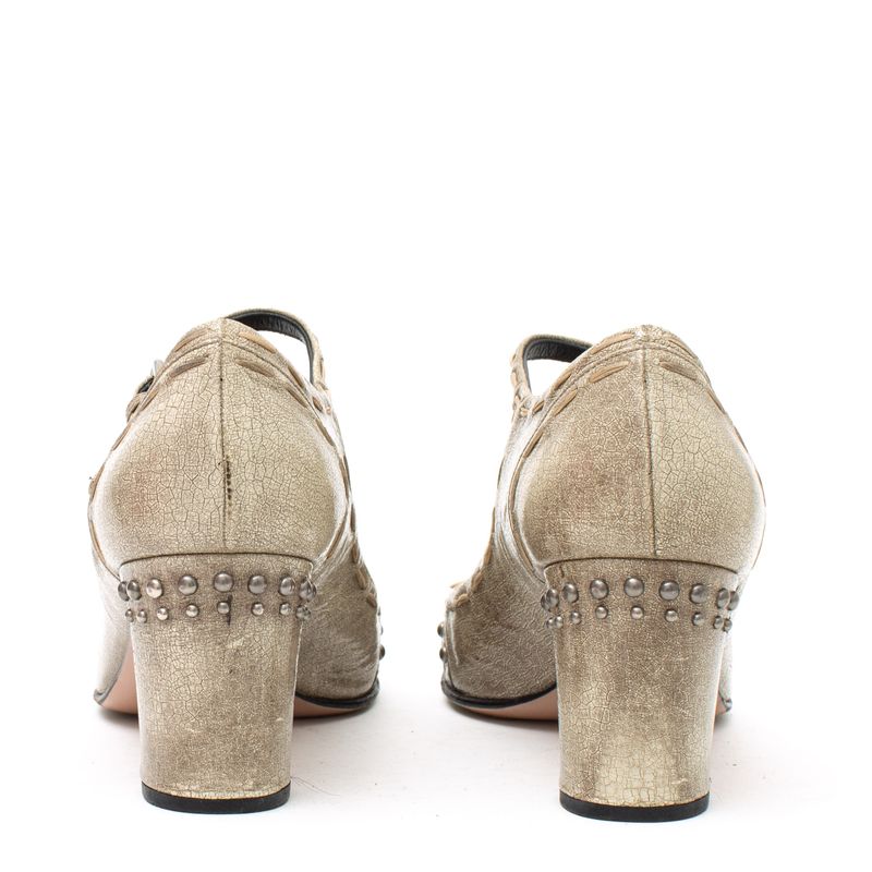 Sapato-Mary-Jane-Prada-Craquelado-Cinza