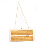 Clutch-Loop-Vintage-Palha-Bege