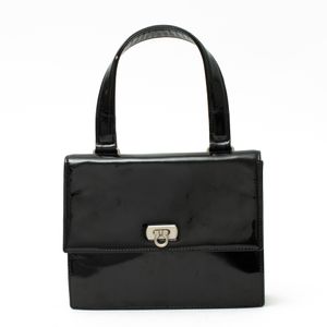 Bolsa Loop Vintage Verniz Preto