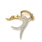 Broche-Swarovski-Ginasta-Cristal-Prateado-e-Dourado