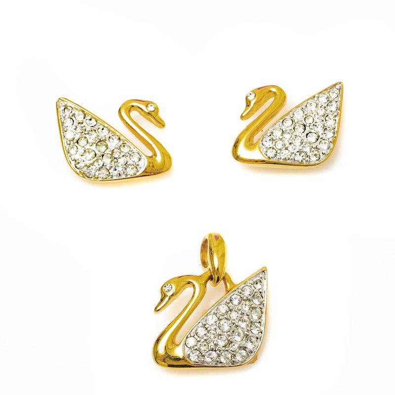 Conjunto-Swarovski-Cisne-Dourado