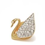 Broche-Swarovski-Cisne-Dourado