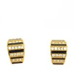 Brinco-de-Pressao-Christian-Dior-Dourado-Esmaltado