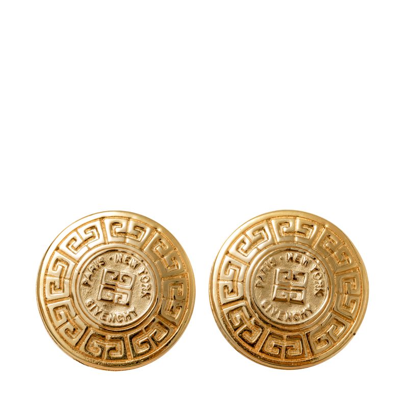 Brinco-de-Pressao-Givenchy-Redondo-Dourado
