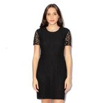 Vestido-Burberry-Croche-Preto
