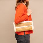 Clutch-Loop-Vintage-Palha-Bege