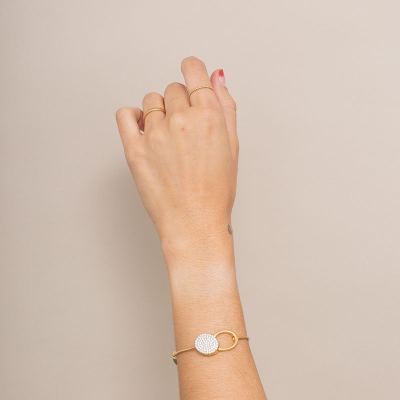 Pulseira-Swarovski-Dourada-Argolas-e-Cristais