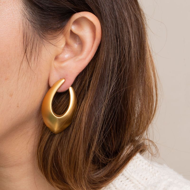 Brinco-Givenchy-Dourado-Fosco