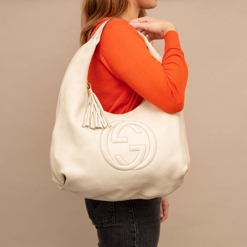 Bolsa-Gucci-Soho-Couro-Branco