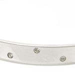 Bracelete-Swarovski-Prateado-Fosco