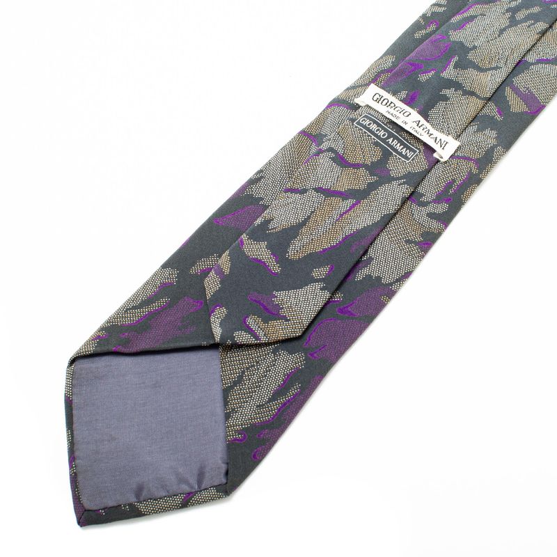 Gravata-Giorgio-Armani-Estampada-Verde-Musgo