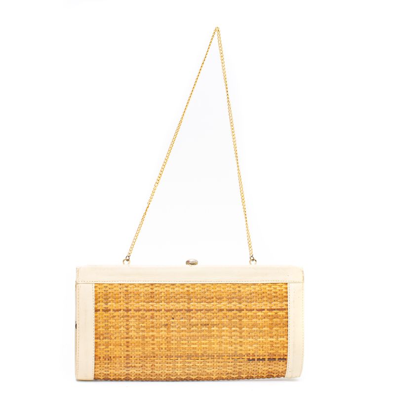 Clutch-Loop-Vintage-Palha-Bege