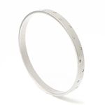 Bracelete-Swarovski-Prateado-Fosco