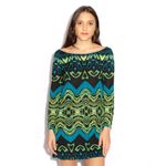 Vestido-Diane-von-Furstenberg-Estampa-Verde-e-Azul