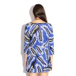 Vestido-Diane-von-Furstenberg-Estampa-Preto-e-Azul